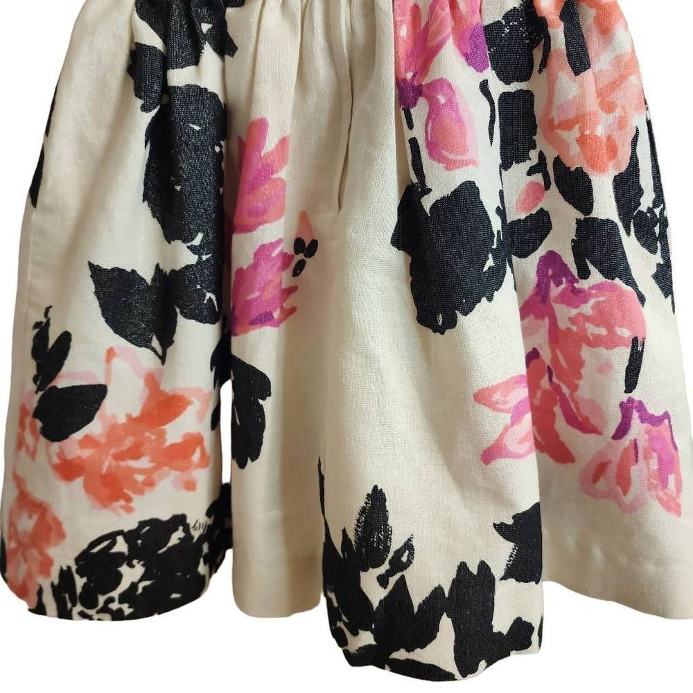 Lilly Pulitzer NWOT Girls Size 2 Formal Lined Cotton Metallic Floral Dress - Picture 8 of 13